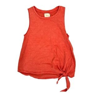 Anthropologie MAEVE Coral Orange Tank - Size S
